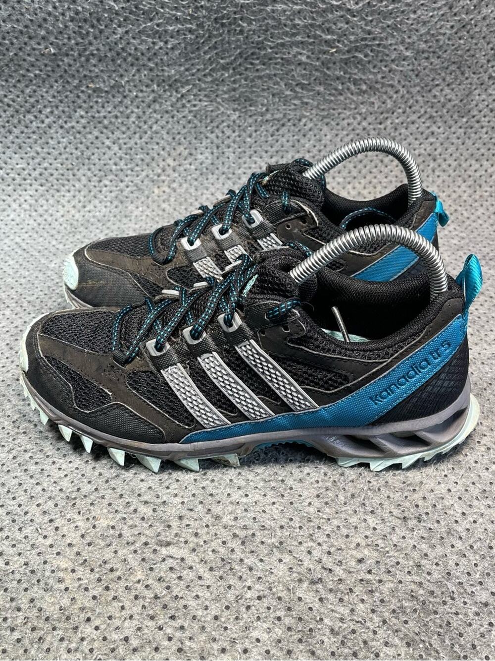 Adidas Kanadia TR 5 Blue Black Trail Shoes Size 7.5 Women’s